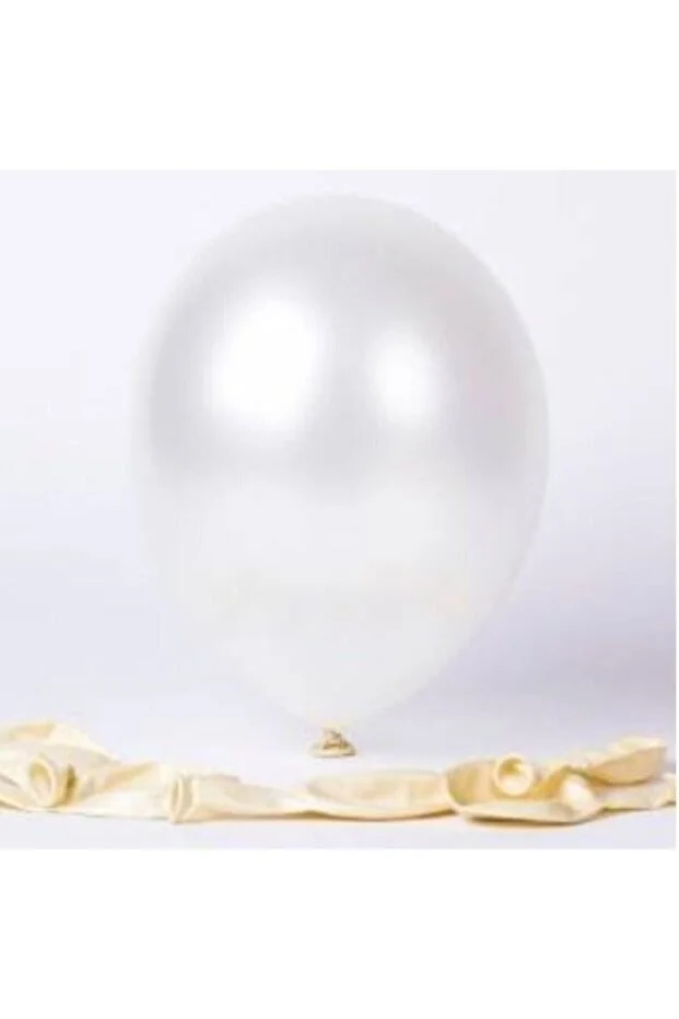 50 Adet Pastel Beyaz Balon Helyum Gazı Uyumlu Parlak Balon Kontef 50 Adet Pastel Beyaz Balon Helyum Gazı Uyumlu Parlak Balon Kontef